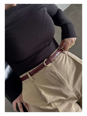 Lucky Bees Pasek w kolorze bordowym - dł. 100 cm rozmiar: onesize