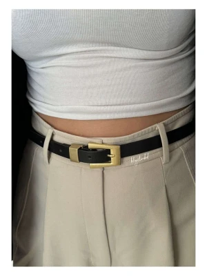 Lucky Bees Pasek w kolorze czarnym - dł. 100 cm rozmiar: onesize