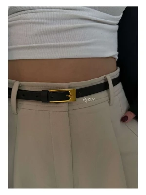 Lucky Bees Pasek w kolorze czarnym - dł. 100 cm rozmiar: onesize