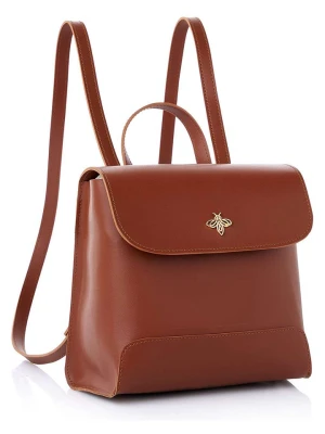 Lucky Bees Plecak "Marilyn" w kolorze jasnobrązowym - 21 x 21 x 11 cm rozmiar: onesize
