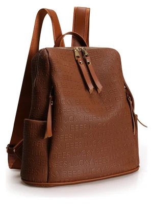 Lucky Bees Plecak w kolorze jasnobrązowym - 30 x 35 x 13 cm rozmiar: onesize