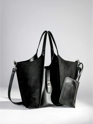 Lucky Bees Shopper bag w kolorze czarnym - 45 x 24 cm rozmiar: onesize