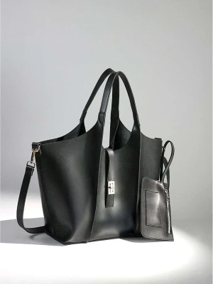 Lucky Bees Shopper bag w kolorze czarnym - 45 x 24 cm rozmiar: onesize