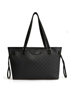 Lucky Bees Shopper bag w kolorze szaro-czarnym - 50 x 28 x 15 cm rozmiar: onesize