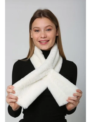 Lucky Bees Szal w kolorze białym - 106 x 15 cm rozmiar: onesize