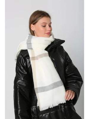 Lucky Bees Szal w kolorze białym - 180 x 70 cm rozmiar: onesize