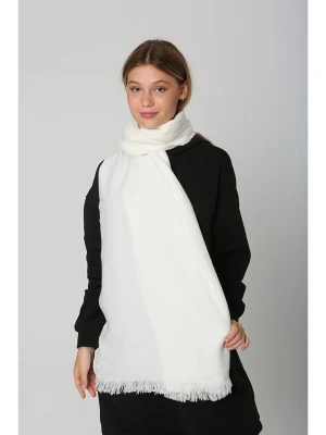 Lucky Bees Szal w kolorze białym - 180 x 70 cm rozmiar: onesize