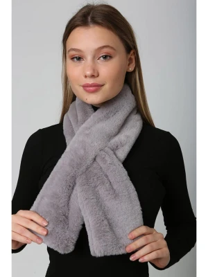 Lucky Bees Szal w kolorze jasnoszarym - 106 x 15 cm rozmiar: onesize