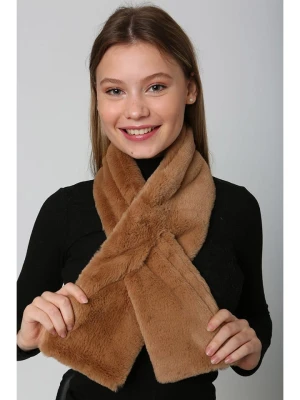 Lucky Bees Szal w kolorze karmelowym - 106 x 15 cm rozmiar: onesize