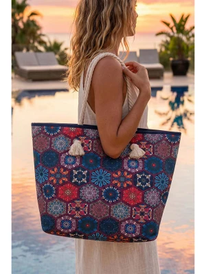 Lucky Bees Torba plażowa w kolorze niebieskim - 56 x 35 x 15 cm rozmiar: onesize