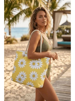 Lucky Bees Torba plażowa w kolorze żółtym - 56 x 35 x 15 cm rozmiar: onesize