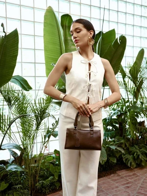 Lucky Bees Torebka "Vivien" w kolorze brązowym - 26 x 15 x 11 cm rozmiar: onesize