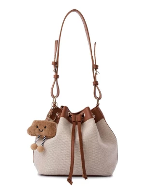 Lucky Bees Torebka w kolorze beżowo-jasnobrązowym - 25 x 22 x 16 cm rozmiar: onesize