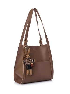 Lucky Bees Torebka w kolorze jasnobrązowym - 28 x 31 x 10 cm rozmiar: onesize