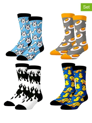 Lucky Socks Skarpety (4 pary) ze wzorem rozmiar: 41-46