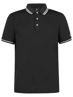 LUHTA Funkcyjna koszulka polo "Alberga" w kolorze czarnym rozmiar: M