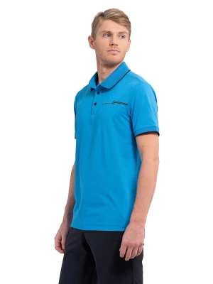 LUHTA Koszulka funkcyjna polo "Jaalanka" w kolorze niebieskim rozmiar: L