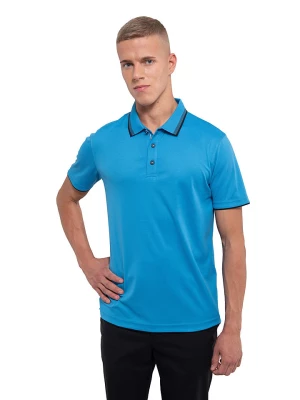 LUHTA Koszulka funkcyjna polo "Kuortti" w kolorze niebieskim rozmiar: XL