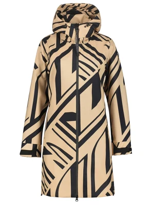 LUHTA Płaszcz funkcyjny "Ailio" w kolorze jasnobrązowo-czarnym rozmiar: 38
