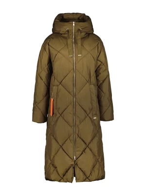 LUHTA Płaszcz pikowany "Horja" w kolorze oliwkowym rozmiar: 42
