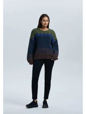 LUHTA Sweter "Heikka" w kolorze granatowo-oliwkowym rozmiar: XL