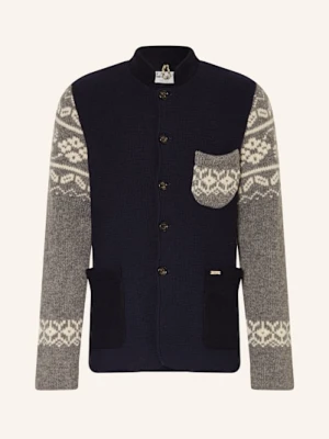 Luis Trenker Kardigan Luwainer blau