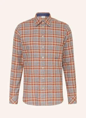 Luis Trenker Koszula Flanelowa Regular Fit grau