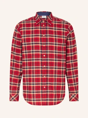 Luis Trenker Koszula Flanelowa Regular Fit rot