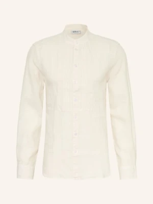 Luis Trenker Koszula Lniana Lubarnay Regular Fit Z Stójką beige