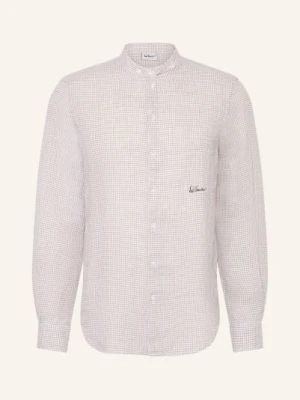 Luis Trenker Koszula Lniana Lubernet Regular Fit Z Stójką beige