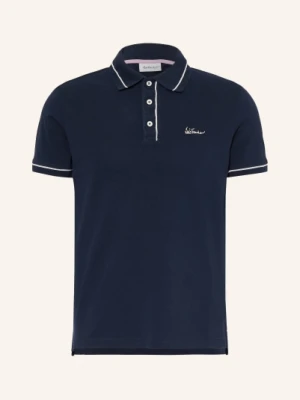 Luis Trenker Koszulka Polo Z Pikowanym Wzorem Luberneto blau