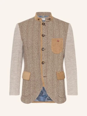 Luis Trenker Marynarka Garniturowa Lusandro Regular Fit Z Mieszanki Materiałów braun