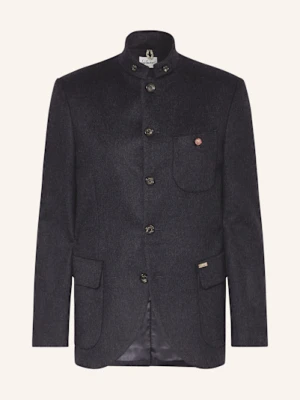 Luis Trenker Marynarka Lusandro Slim Fit blau