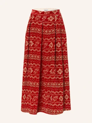 Luis Trenker Spódnica Lunatalina rot