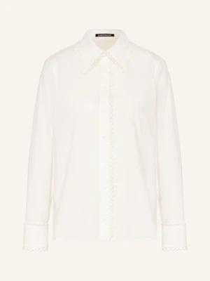 Luisa Cerano Bluza Koszulowa Z Dziurkowanej Koronki weiss