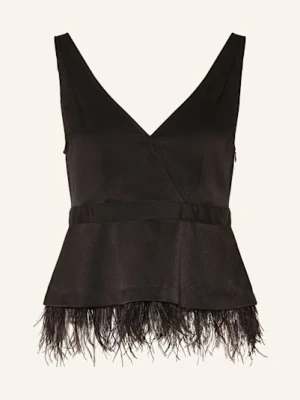 Luisa Cerano Bluzka Bez Rękawów schwarz