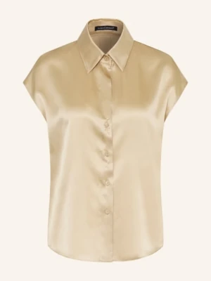 Luisa Cerano Bluzka Koszulowa Z Jedwabiu beige