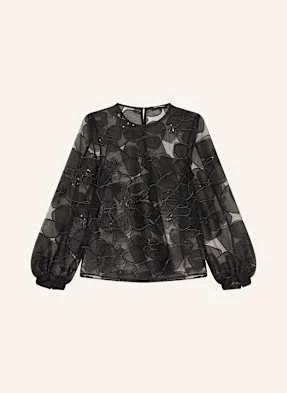 Luisa Cerano Bluzka Z Cekinami schwarz