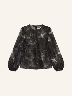 Luisa Cerano Bluzka Z Cekinami schwarz