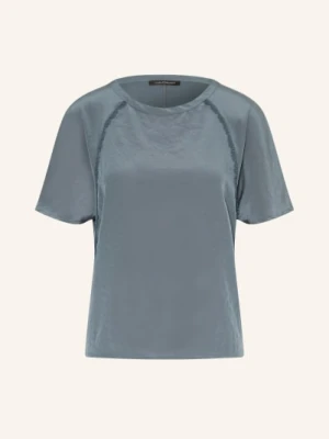 Luisa Cerano Bluzka Z Mieszanki Materiałów blau