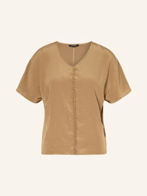 Luisa Cerano Bluzka Z Mieszanki Materiałów gruen