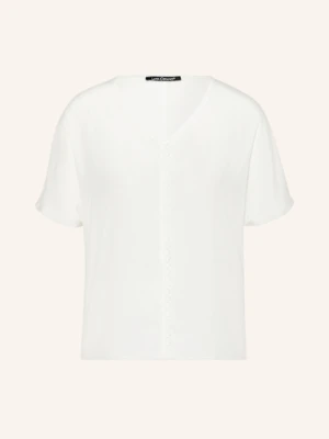 Luisa Cerano Bluzka Z Mieszanki Materiałów weiss