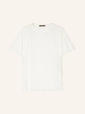 Luisa Cerano Bluzka Z Mieszanki Materiałów weiss