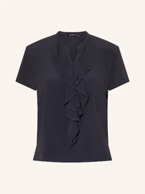 Luisa Cerano Bluzka Z Mieszanki Materiałów Z Dodatkiem Jedwabiu blau