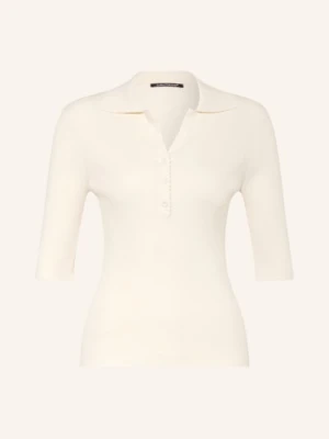 Luisa Cerano Dzianinowa Koszulka Polo Z Rękawem 3/4 weiss