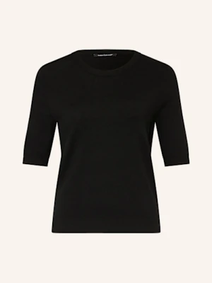 Luisa Cerano Dzianinowa Koszulka schwarz