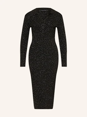 Luisa Cerano Dzianinowa Sukienka Z Błyszczącą Przędzą schwarz