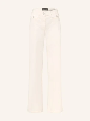 Luisa Cerano Dżinsy Z Szerokimi Nogawkami weiss