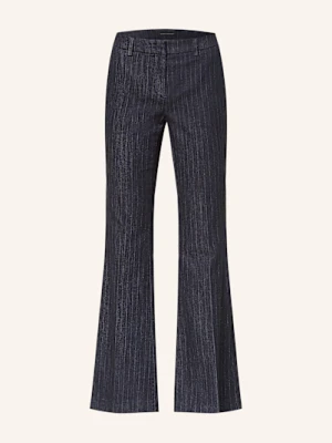 Luisa Cerano Jeansy Bootcut Z Błyszczącą Przędzą blau