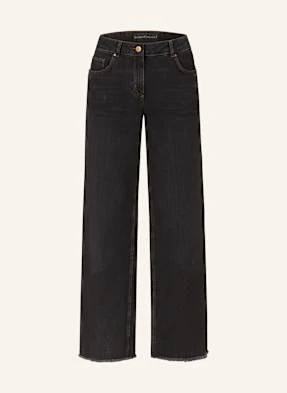 Luisa Cerano Jeansy Wide Leg schwarz